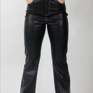 Grey Bandit Leather Pants